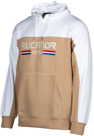 Rucanor Trevor Pull à sweat à sweat à sweat à sweat beige blanc pour hommes L