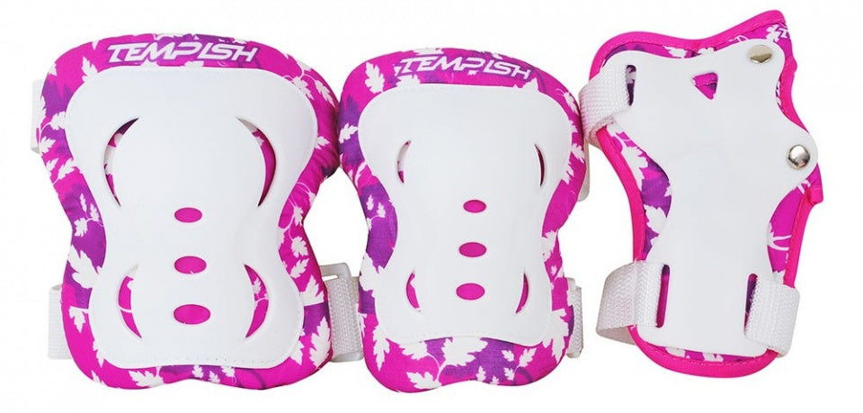 Protection Tempish Set FID Girls Blanc Rose Taille m