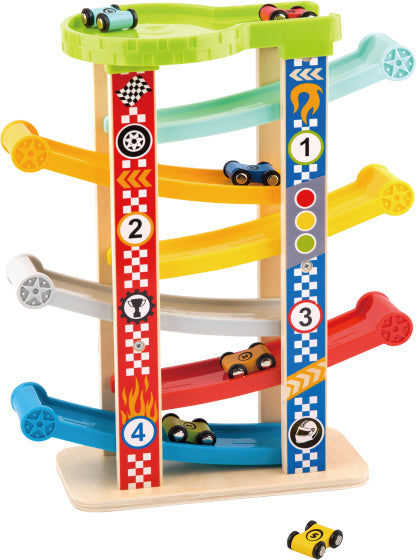Takey Toy House Mara Backment with Gay Cars 18 mois 8 pièces