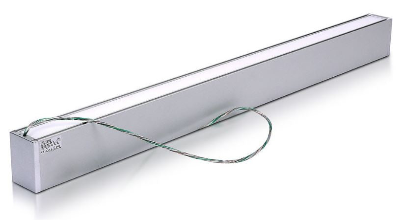 V-Tac Lampe suspendue VT-7-60 LED 120 cm Aluminium 60W 4000K Silver