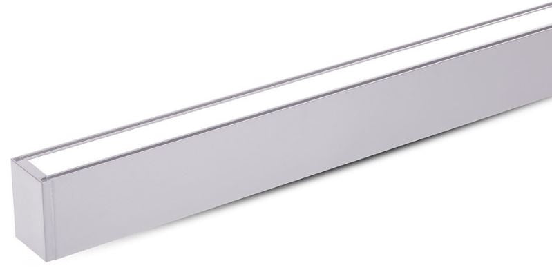 V-Tac Lampe suspendue VT-7-60 LED 120 cm Aluminium 60W 4000K Silver