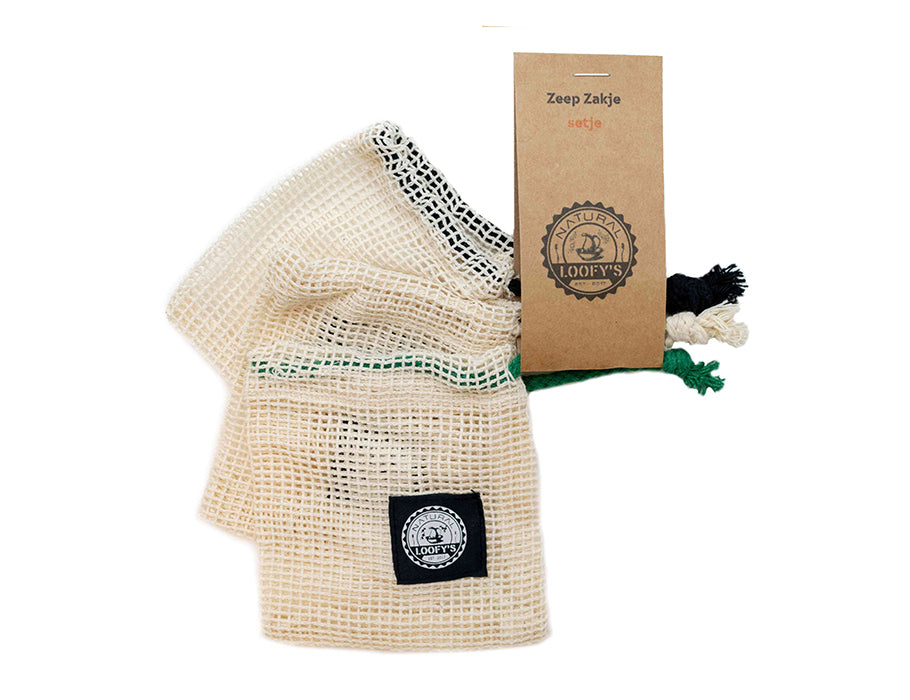 Ensemble de sacs à savon Loofy de 3