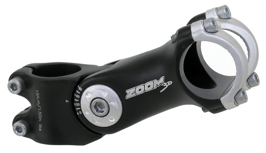Zoom tige avant du bâtiment réglable 28,6 105 31,8 mm noir