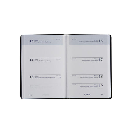 Brepols agenda de poche armada 2026 10x7cm