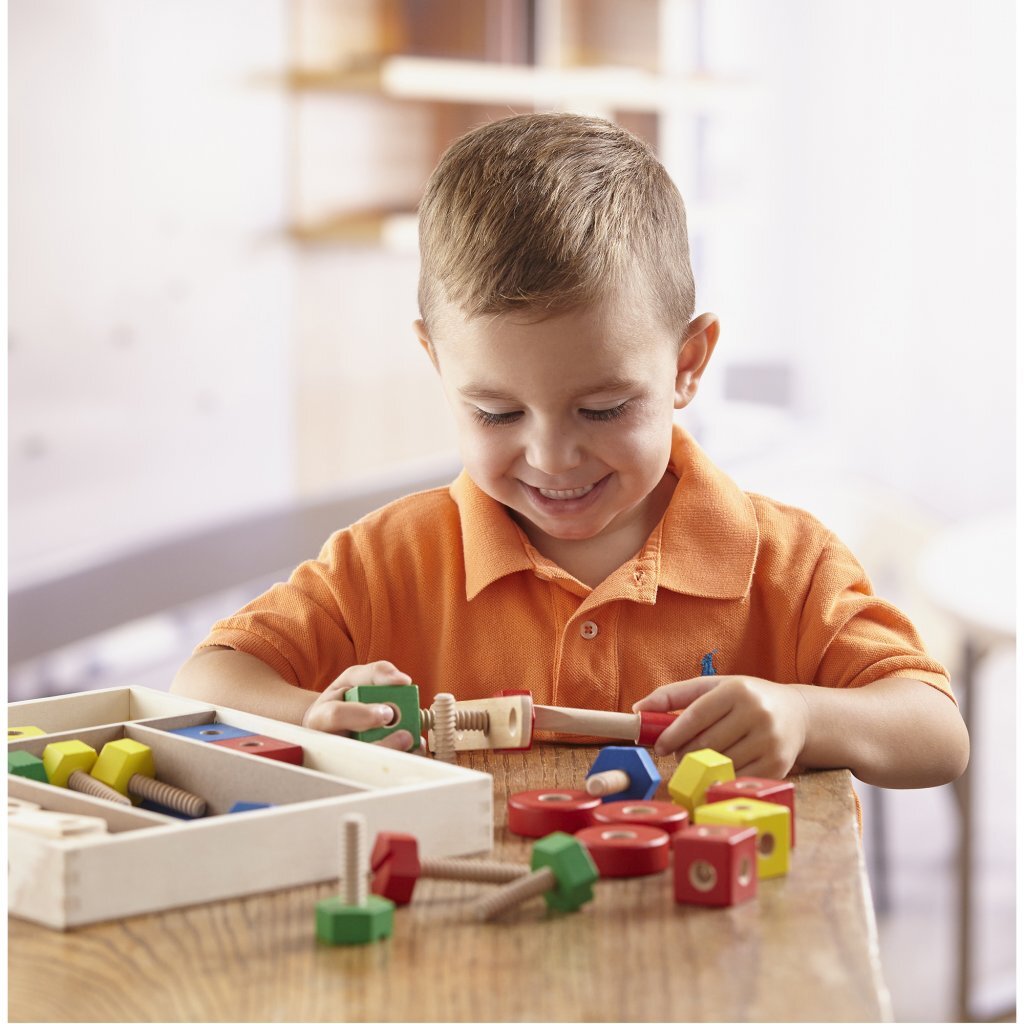 Melissa Doug jeu de construction en bois 48 pièces