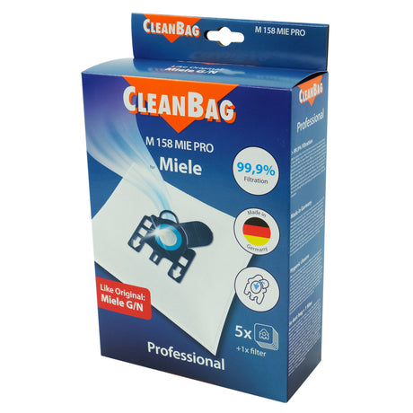 Scanpart cleanbag sac à poussière m 158 mie pro miele 5 pièces