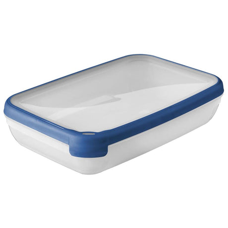 Curver grand chef récipient pour aliments frais rectangulaire 2,6l transparent bleu foncé
