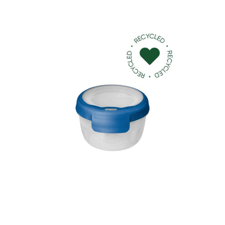 Curver grand chef récipient pour aliments frais rond 0,25l transparent bleu foncé