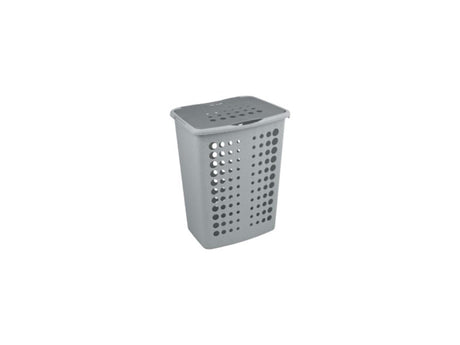 Curver victor boîte à linge 60 l anthracite