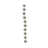 Guirlande de perles Decoris argent brillant 10 mètres