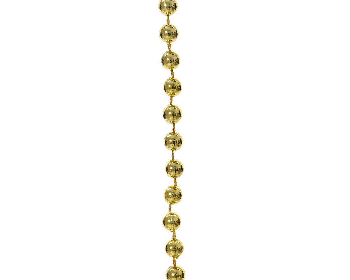 Guirlande de perles Decoris brillant or 10 mètres