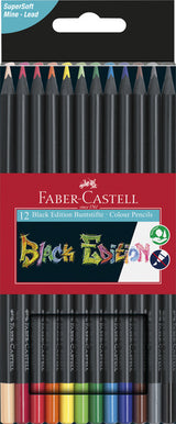 Faber Castelle Farsam Casetell FC-116412 COPPlants Black Editioun am Puch 12 Stécker