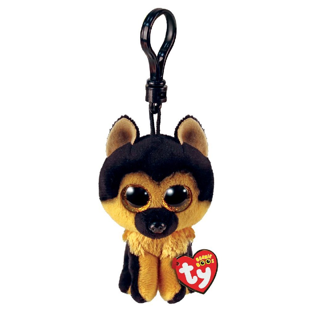 Ty Beanie Boos Clip Spirit Deutsch Shepard Dog, 7 cm