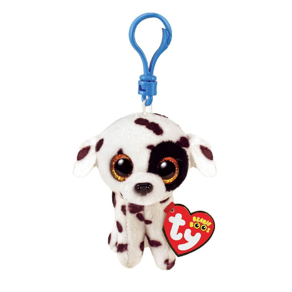 Ty Beanie Boos peluche à clip Dalmatien Luther 7 cm