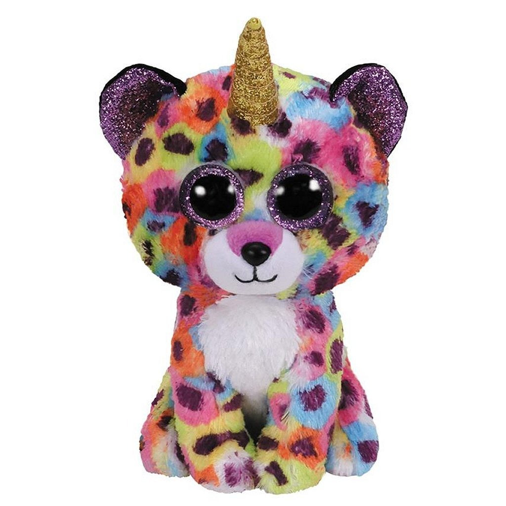 Ty beanie boo #039;s luipaard-eenhoorn knuffel giselle 15 cm