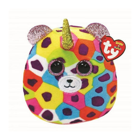 Ty squish a boo coussin câlin léopard giselle 8 cm