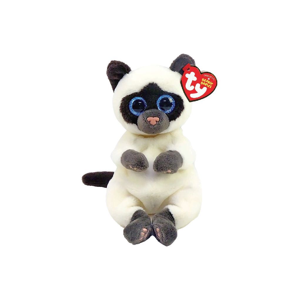 Ty Beanie Babies Bellies miso siaames kočka, 15 cm