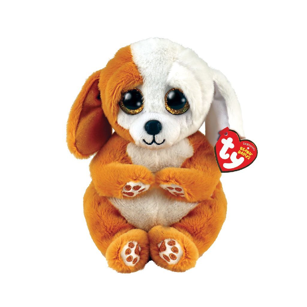 Ty beanie bebisar mage tillbaka gles hund, 15 cm