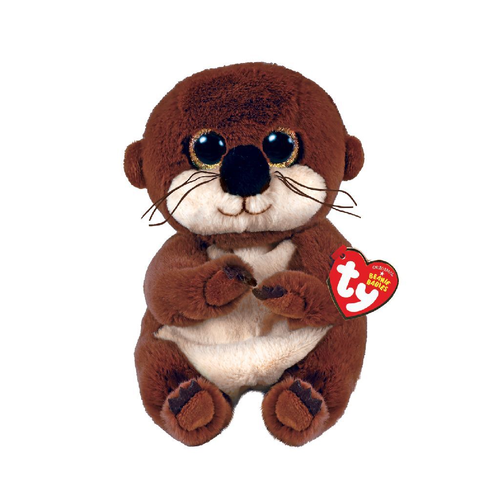 Ty Beanie Babies krammer Otter Mitch 15 cm