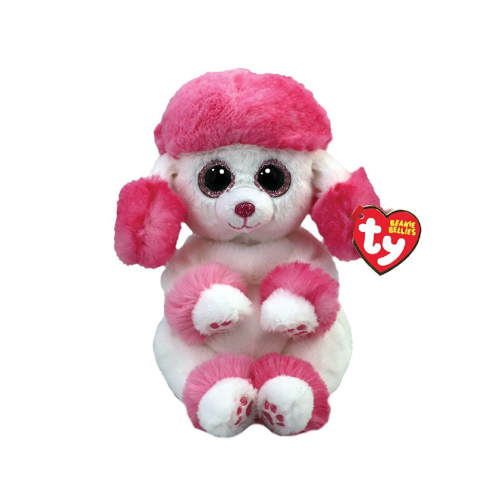 Ty Beanie Babies Bellies Cuddle Poodle Heartly 15 cm