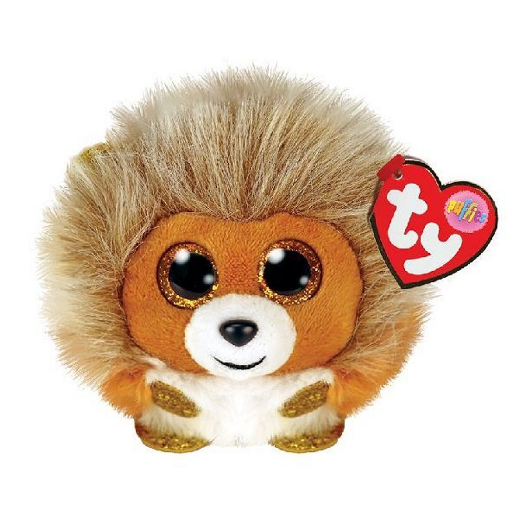 Ty bonnet ty teeny puffies ceasar lion beige, 10cm