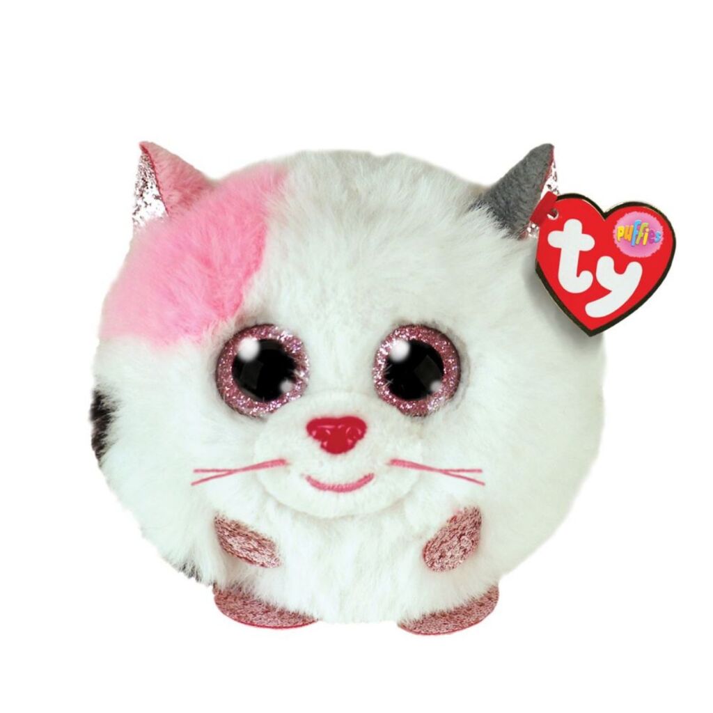 Ty puffies peluche chat muffin 10 cm