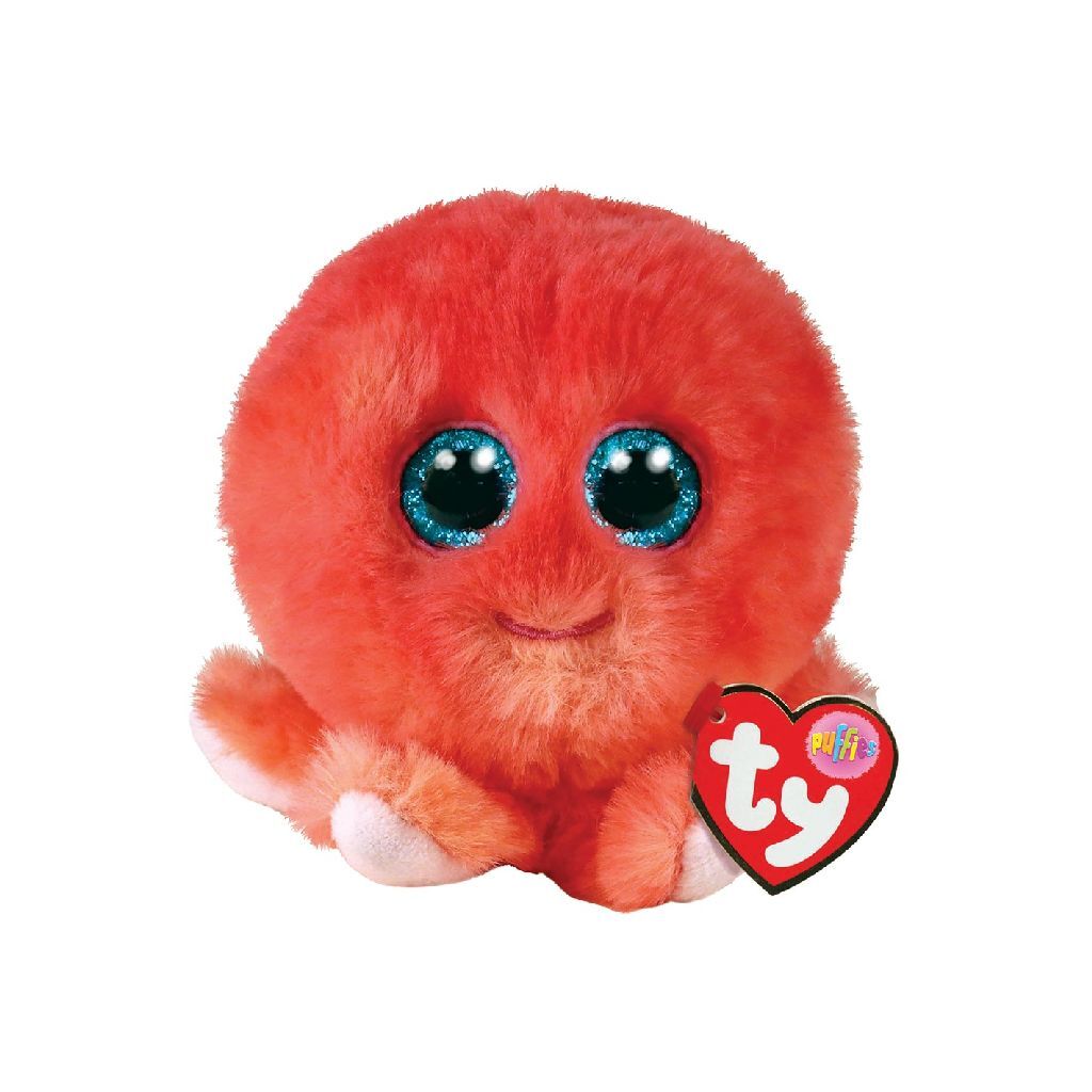 Ty beanie ty teenisty puffies Sheldon Octopus, 10 cm