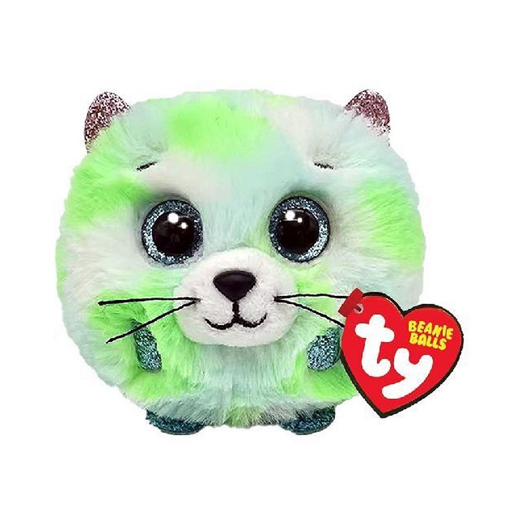 Ty bonnet ty teeny puffies chat evie, 10cm