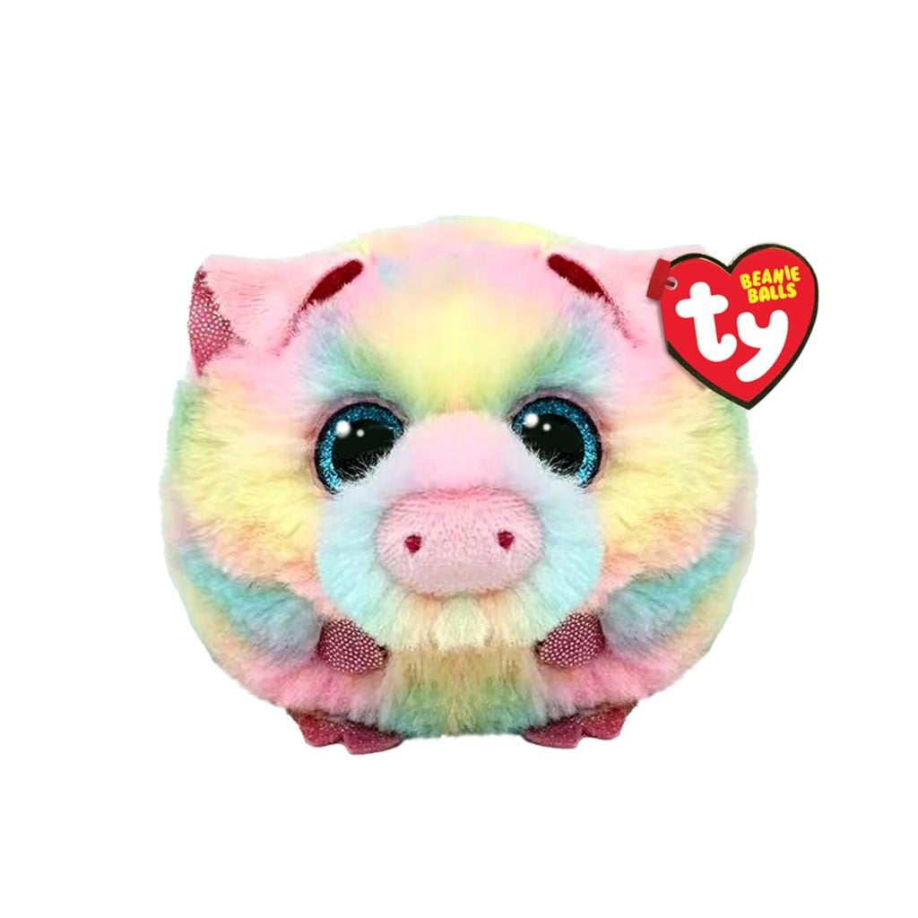 Ty bonnet boules peluche cochon pigasso 10 cm
