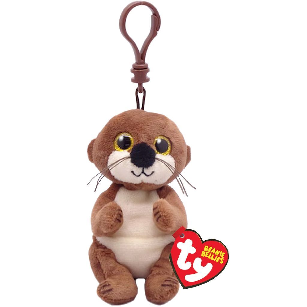 Ty Beanie Babies Bellies Clip Clip Otter Mitch 10 cm