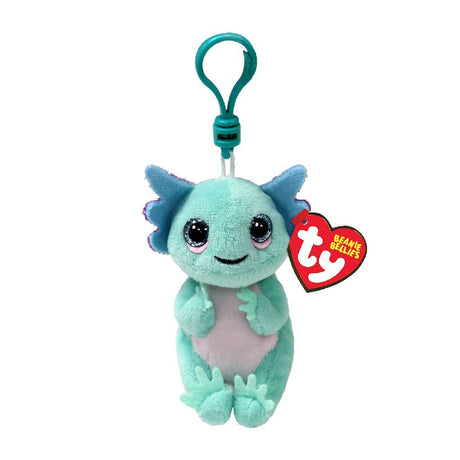 Ty bonnet ventre clip peluche axolotl alex 10 cm