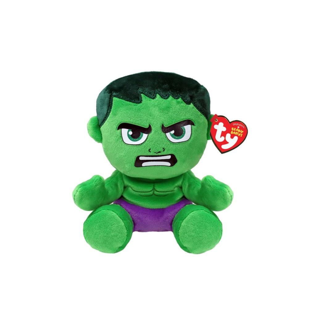 Ty bonnet bébés merveille hulk doux, 15cm
