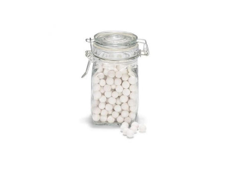 Patisse fèves en céramique en pot en verre 300 g blanc