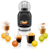 Krups kp123b nescafé é; dolce gusto mini me machine à café à capsules noir acier inoxydable