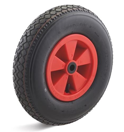 Roue pneumatique Torwegge 400mm lrk plastique rouge