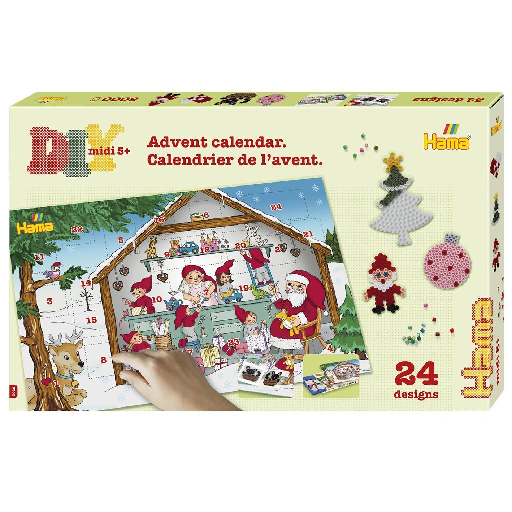 Hama perles thermocollantes diy calendrier de l'avent midi 5000 pièces