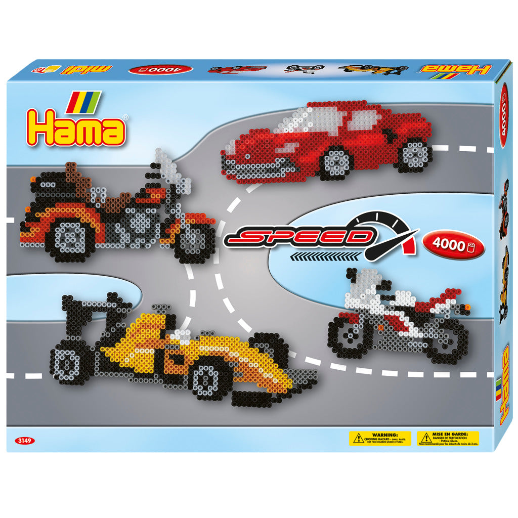 HAMA INTERNING Perles Set - Racing, 4000st.