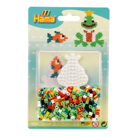 Hama perles thermocollantes grenouille et poisson set 350 pièces