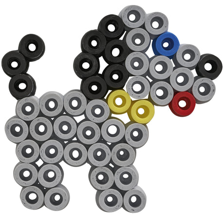 Hama perles à repasser maxi seau + étagère 3000 pièces