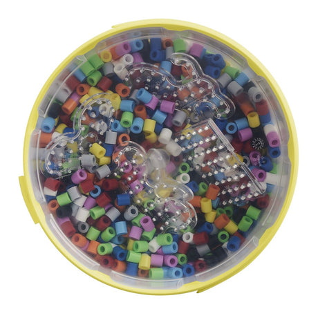 Hama perles à repasser maxi seau + étagère 3000 pièces