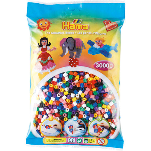 Perles à repasser Hama 3000 pièces primaires