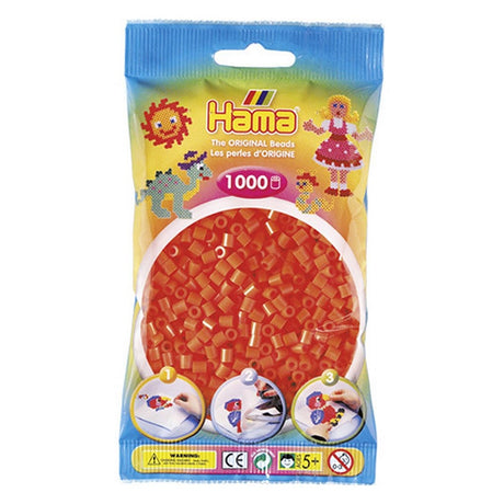 Hama Iron Beads Orange 1000 pièces