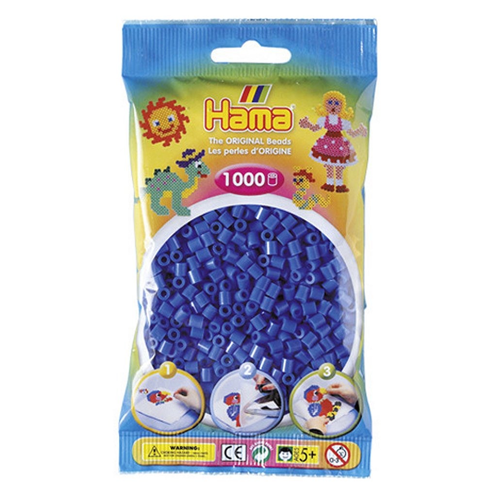 Hama Iron Beads Blue 1000 pezzi