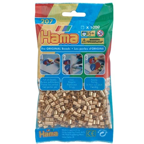 Hama String Beads Gold (061), 1000st.