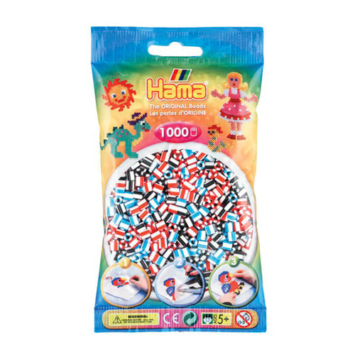 Hama String Bead Mex Striped (091), 1000st.