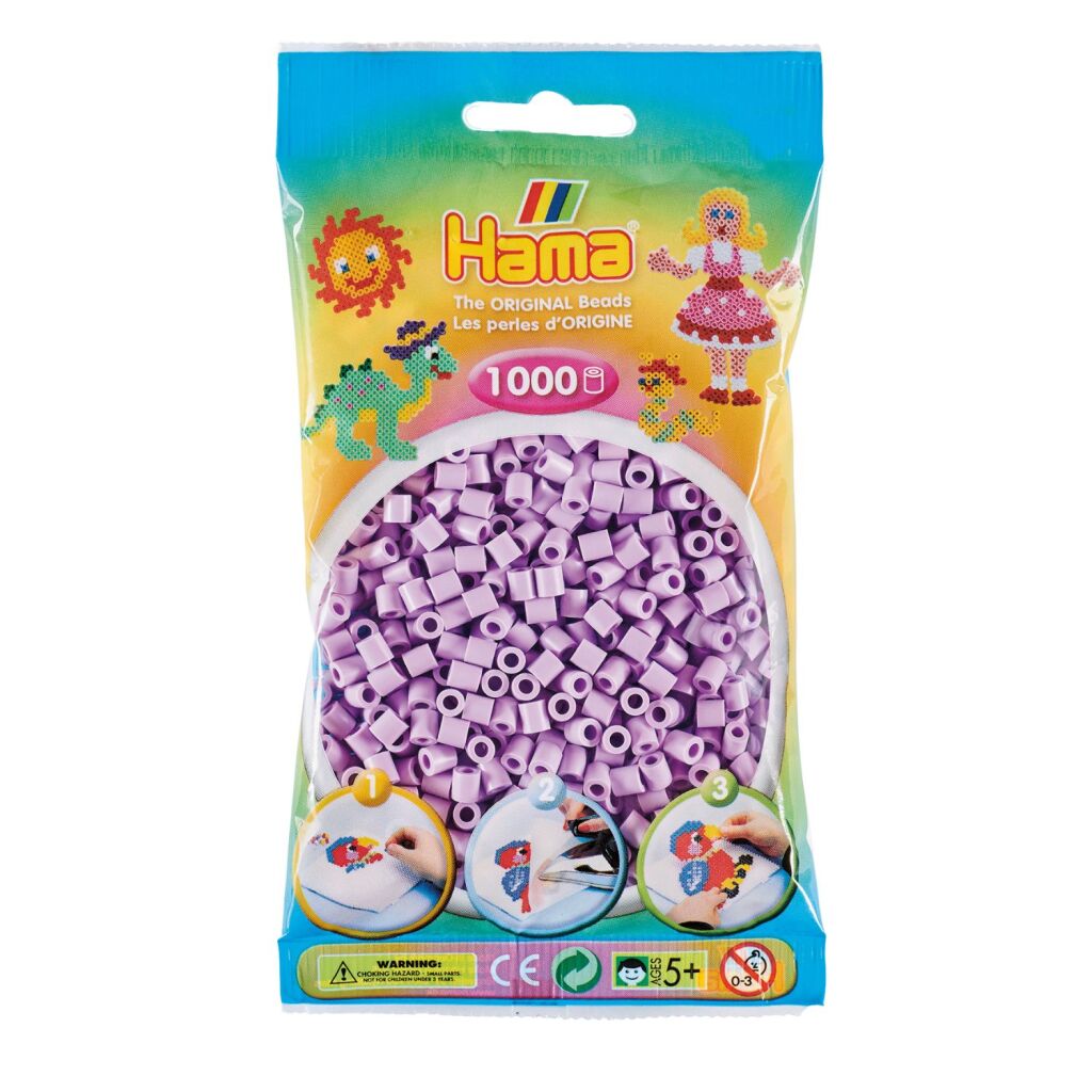 Hama Iron Beads Lila Pastel 1000 kosov