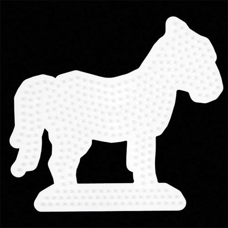 Hama perles thermocollantes plaque de base cheval blanc