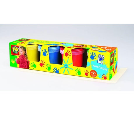 Ses peinture au doigt 4 couleurs par 150ml