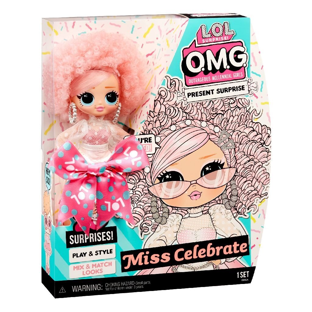 Surprise du divertissement MGA! OMG Birthday Doll Mlle Celebor