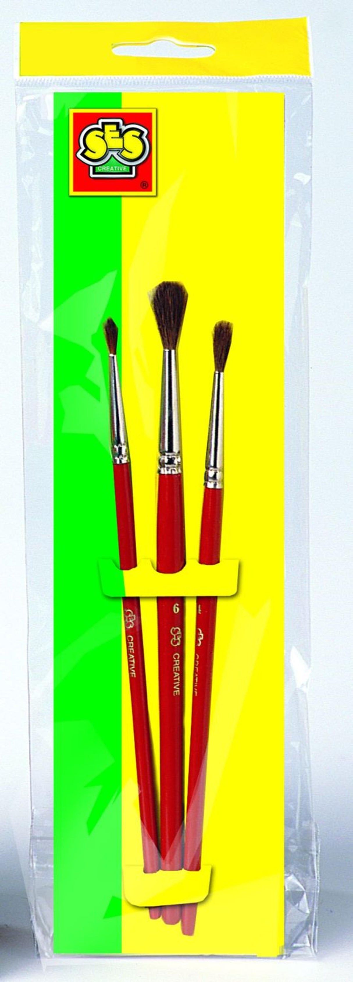 Set de pinceaux Ses, 3 pièces